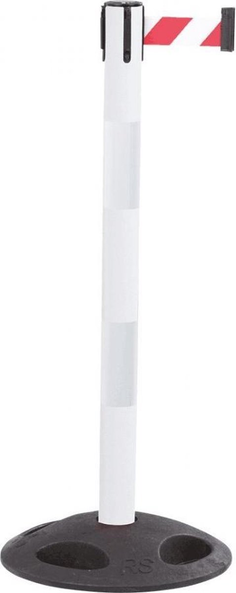 Afzetpaal met reflecterende riem