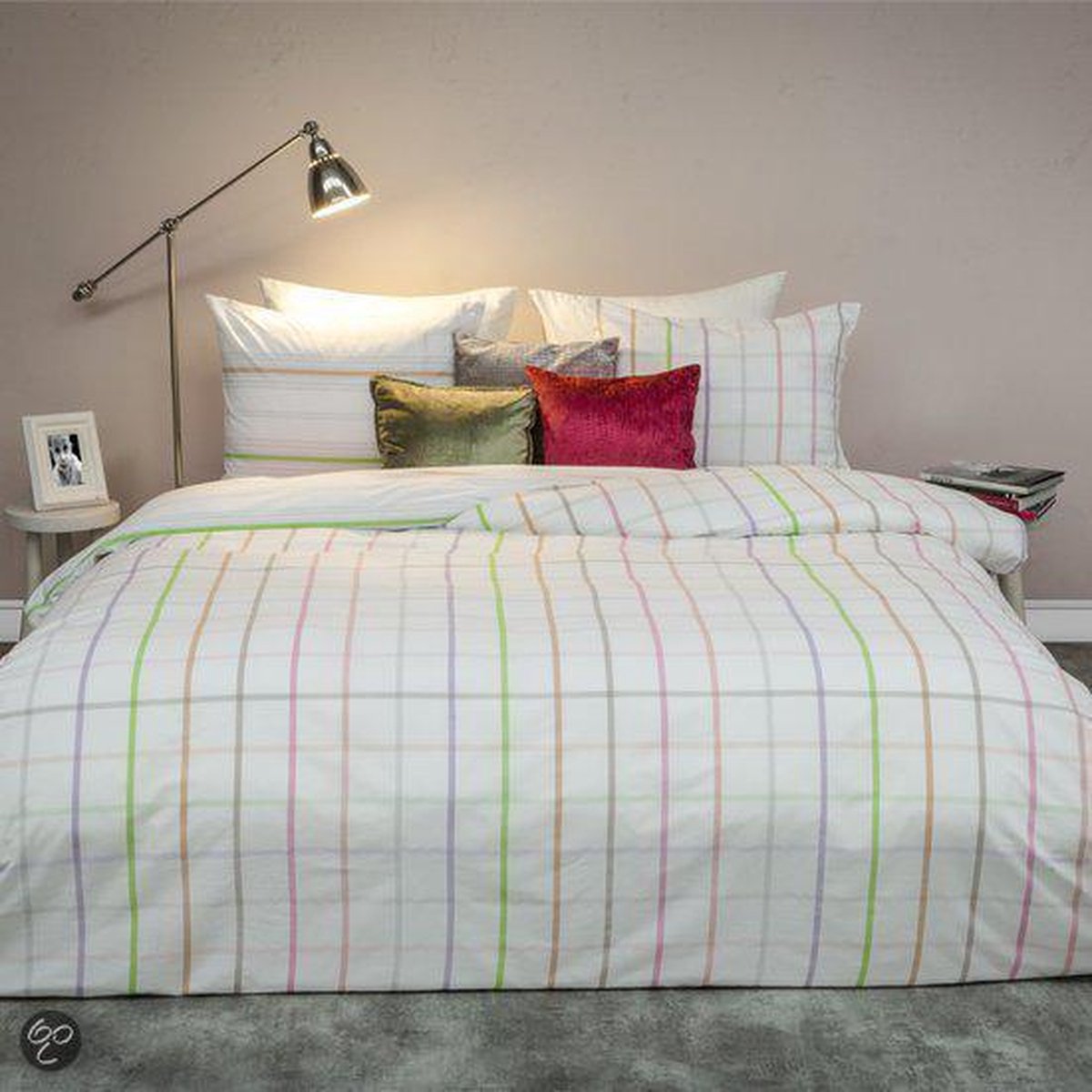 HnL Pure Cotton Brad Dekbedovertrek - Litsjumeaux - 240x200/220 cm - Multi