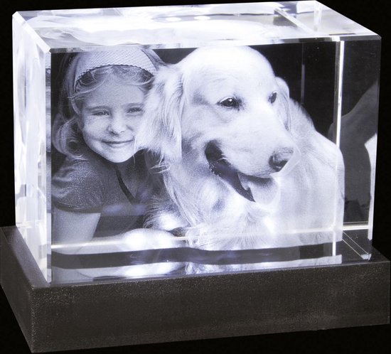 3D Photo en verre Modèle: Sole Dim: 130 x 90 x 75 mm