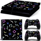 Playstation 4 Sticker | PS4 Console Skin | Buttons | PS4 Buttons Sticker | Console Skin + 2 Controller Skins