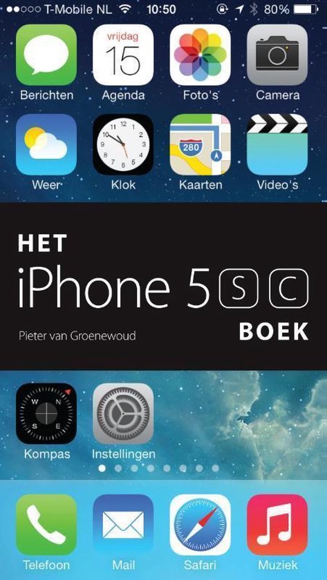 Cover van het boek 'Het iPhone 5s/5c boek'