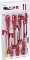 Kreator - Hand tools - KRT400201 - Schroevendraaier set - geïsoleerd - 8 st.