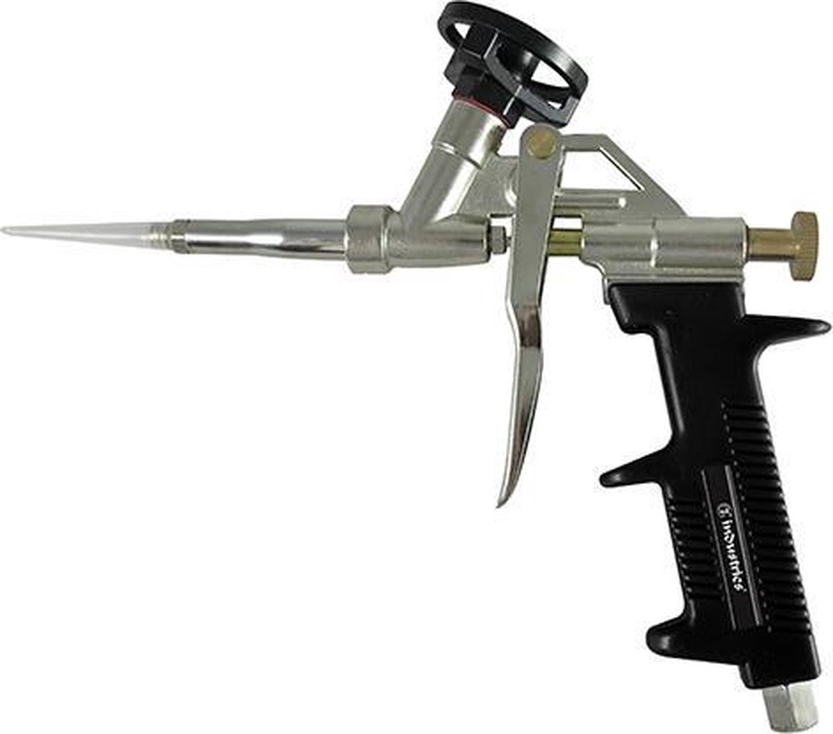 Pistool PU kort 60 mm nikkel  coating/NBS aansluiting