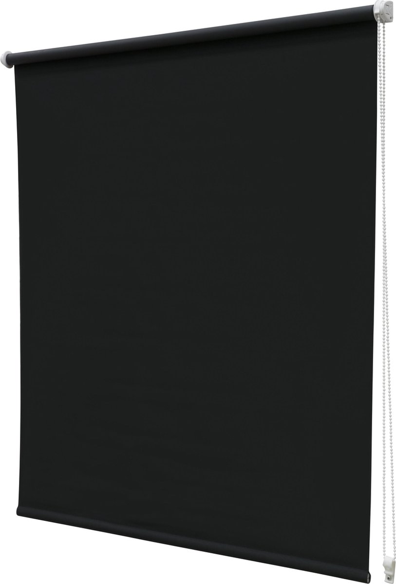 Rolgordijn - Verduisterend - Easy - Uni Zwart - 90x170cm - Intensions