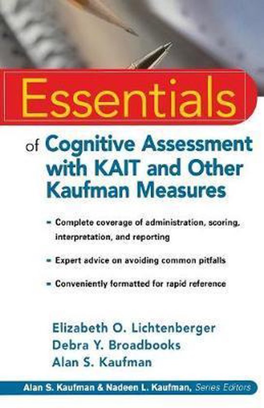Essentials Of Cognitive Assessment With Kait And Other Kaufm ... - cover