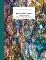 Composition Book Kyanite Gemstone Wide Rule