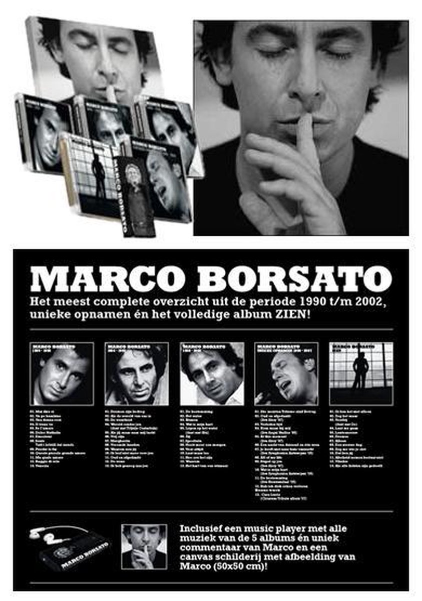 sessie passagier straf Marco Borsato Boxset, Marco Borsato | CD (album) | Muziek | bol.com