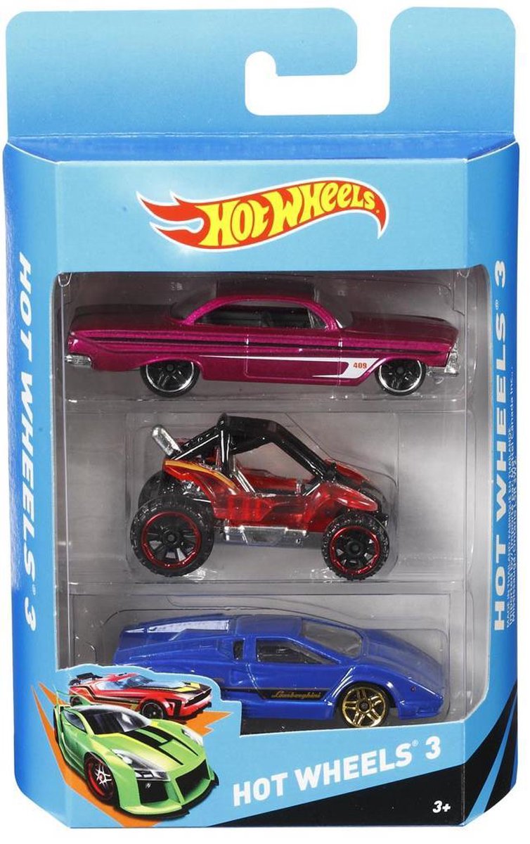 Hot Wheels Diecast 3 pak autoset — afbeelding 9