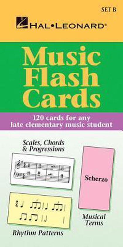 Foto: Music flash cards set b