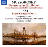 Peng Peng, Nashville Symphony Orchestra, Leonard Slatkin - Mussorgsky: Pictures At An Exhibition /Liszt: Piano Concerto No.1 (CD)