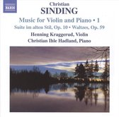Henning Kraggerud & Christian Ihle Hadland - Sinding: Music For Violin & Piano Volume 1 (CD)