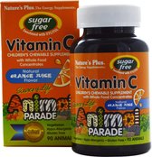 Vitamin C, Sugar Free, Natural Orange Juice Flavor (90 Animals) - Nature's Plus