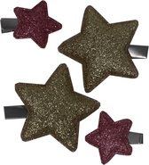 Jessidress Haarclips met sterren Meisjes Haar Baretten - Goud