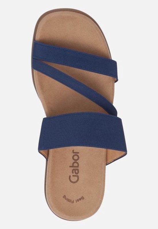 Gabor Damesschoenen Slippers wit | Aad van den Berg modeschoenen