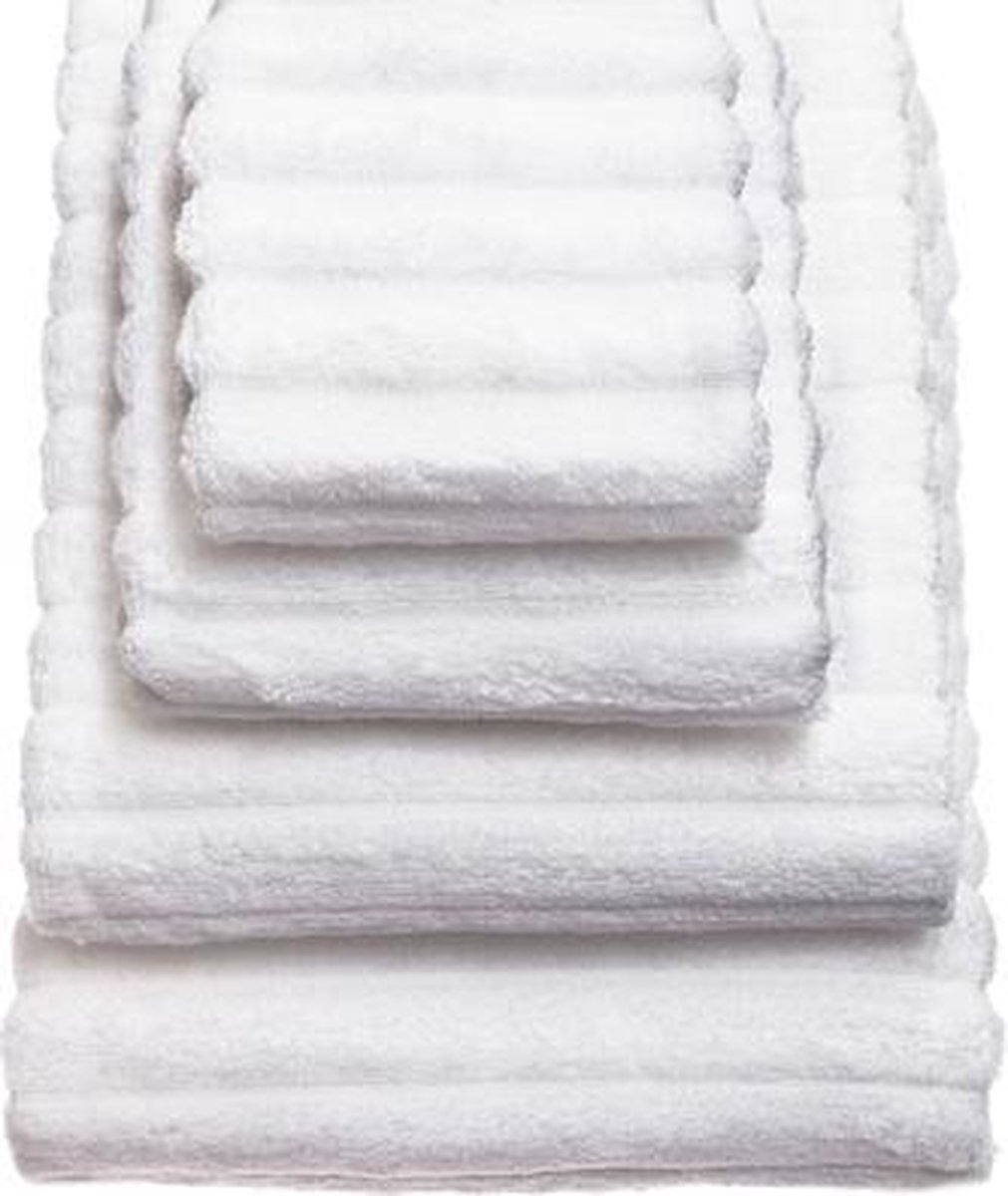 Bambussa handdoek white - 50 x70 cm in set van 2