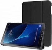 Tablet2you Samsung Galaxy Tab A 2016 Smartcover Hoes - met backprotectie - Zwart - 10.1