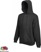 Fruit of the Loom Hoodie Light Graphite Taille L capuche double couche