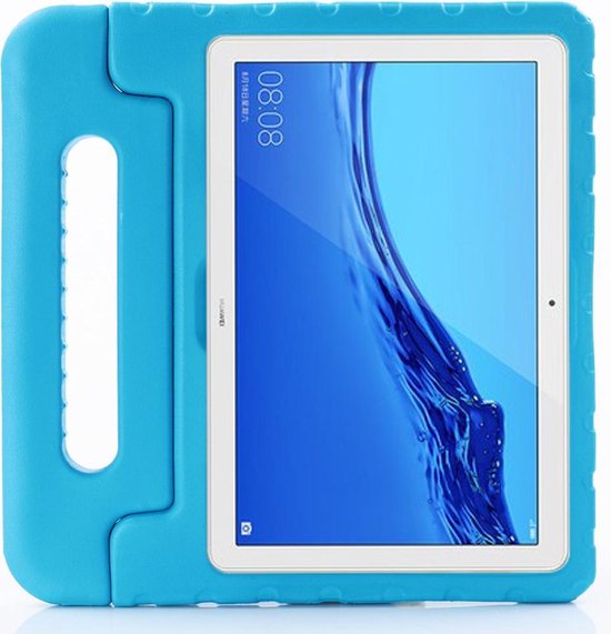 Étui Huawei MediaPad M5 Lite 10 - Étui pour enfant ShockProof - Bleu |  bol.com