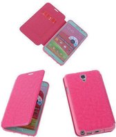 Bestcases Pink TPU Book Case Flip Cover Motief Samsung Galaxy Note 3 Neo
