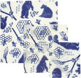 Bee’s Wrap Bees&Bears 3-pack combinatie (small/medium/large)