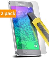 Sterke Tempered Gehard Glazen Glass Screenprotector Galaxy J3 (2 pack)