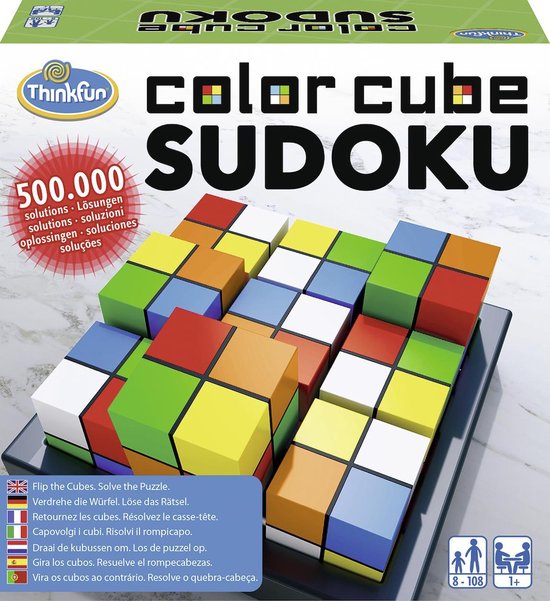 Bol Thinkfun Color Cube Sudoku Games