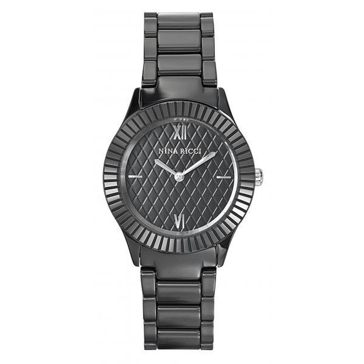 Nina Ricci - N045008 - horloge - zwartkleurig - 33mm