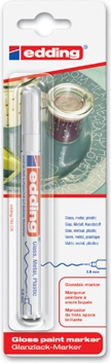 Markers: Lakmarker edding 780 0,8 mm zilver/pak10 | Tangara groothandel