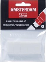 Amsterdam acrylmarker punten groot zakje van 5 stuks