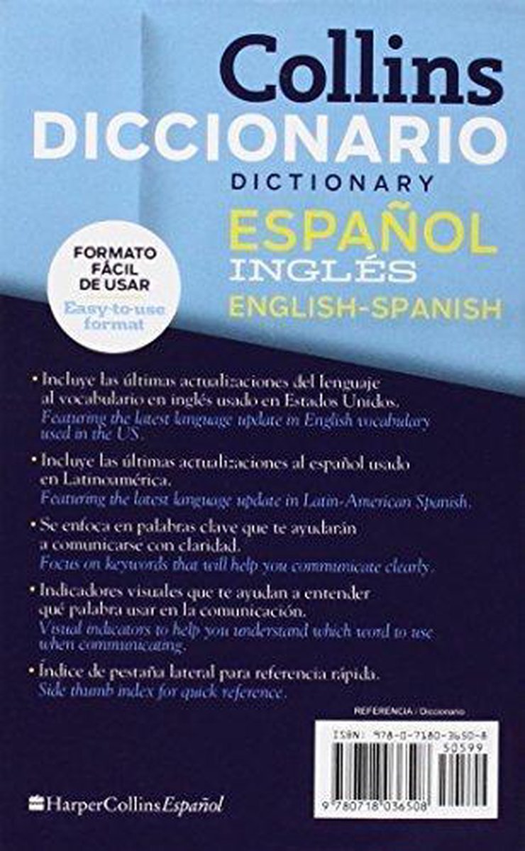 Diccionario Collins Españolinglés / Collins EnglishSpanish Dictionary