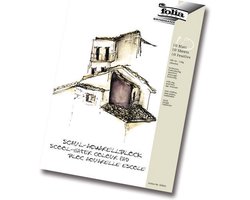 foto van aquarelblok Folia studie A3 150gr 3-voudig verlijmd 10 vel  grof