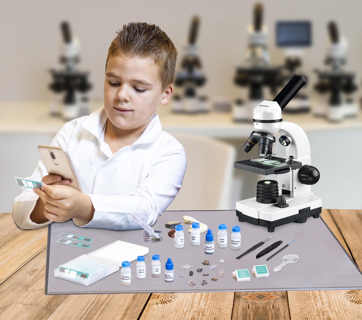 Bresser Junior- Experimenteerset voor Microscopen - Starterskit — afbeelding 2