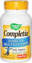 Completia diabetische multivitamine zonder ijzer (90 tabletten) - Nature's Way
