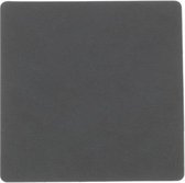 LIND DNA Onderzetter Nupo - Leer - Anthracite - 10 x 10 cm