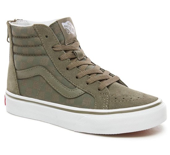 Vans SK8 Hi Sneaker Sneakers - Maat 27 - Unisex - groen/wit | bol.com