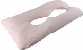 fair and cute - zwangerschapskussen microparels vulling - off white - soft dots
