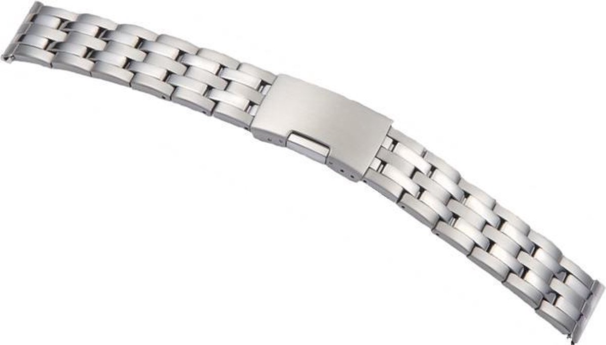 Horlogeband Metaal Toscana Staal - 20mm