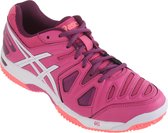 Asics Gel-Game 5 Clay  Tennisschoenen - Maat 37 - Vrouwen - roze/wit/paars