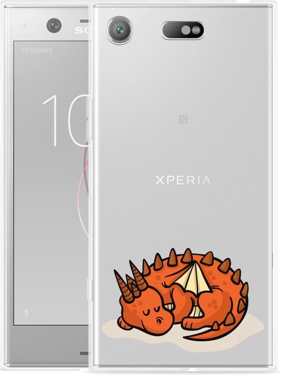 Uitmaken Veel dauw Sony Xperia XZ1 Compact Hoesje Sleeping Dragon | bol.com