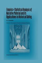 Empirico-Statistical Analysis of Narrative Material and its Applications to Historical Dating: Volume II