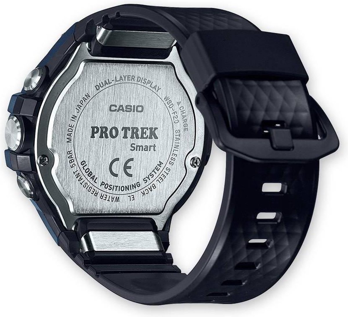 Casio Pro Trek Smart - Smartwatch - Ø 57 mm - Zwart | bol.com