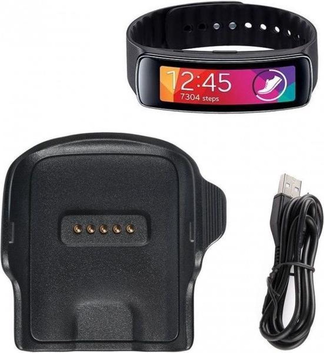 qMust Charging Dock Samsung Gear Fit zwart