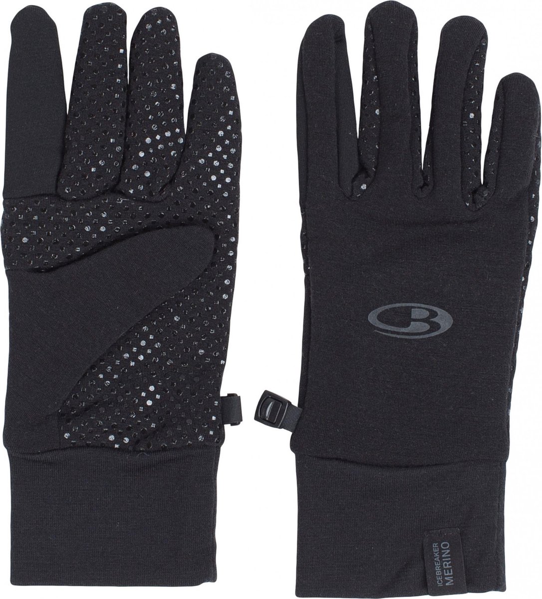Adult Sierra Gloves Realfleece - thermohandschoen - merinowol - zwart - maat XL