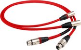 The Chord Company Shawline 2XLR to 2XLR 1m - High End XLR kabel (2 losse kabels)