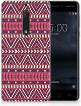 Nokia 5 Uniek TPU Hoesje Aztec Purple