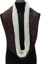 Prachtige colshawl omslagdoek met ribmotief 'Anette' DD-1142