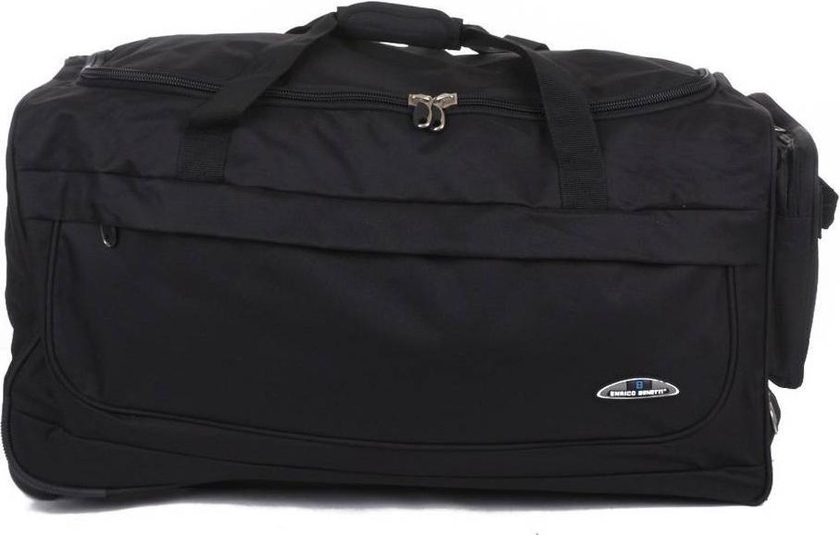 Enrico Benetti Orlando 35303 M Reistas / sporttas met wielen 68 liter - Zwart