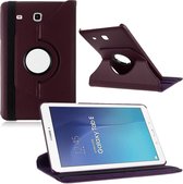 Samsung Galaxy Tab E 9.6 Inch hoesje 360 graden draaibare Case paars