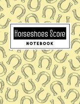 Horseshoes Score Notebook