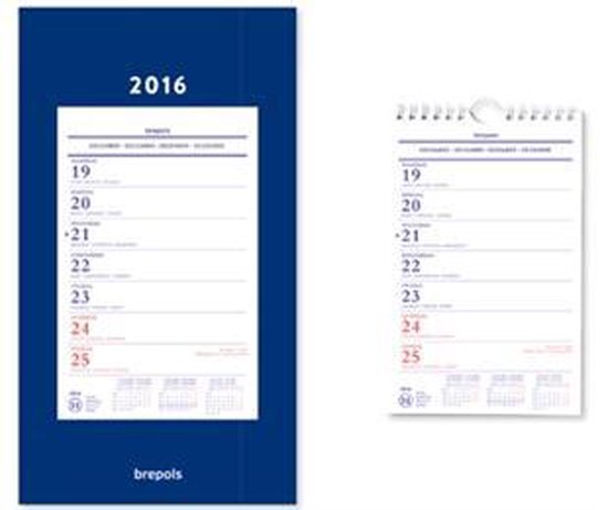 Renovatie eenheid beest Weekkalender 2016 | bol.com